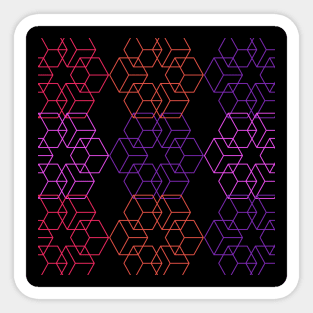 Magical Geometric Shapes Sticker